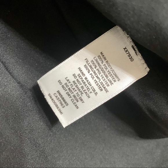 NWOT Something Navy Black Quilted Velvet Jacket - Picture 8 of 15